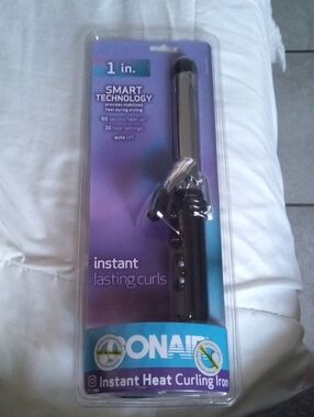 Conair 1" Black Instant Heat Curling Iron - Fast Styling